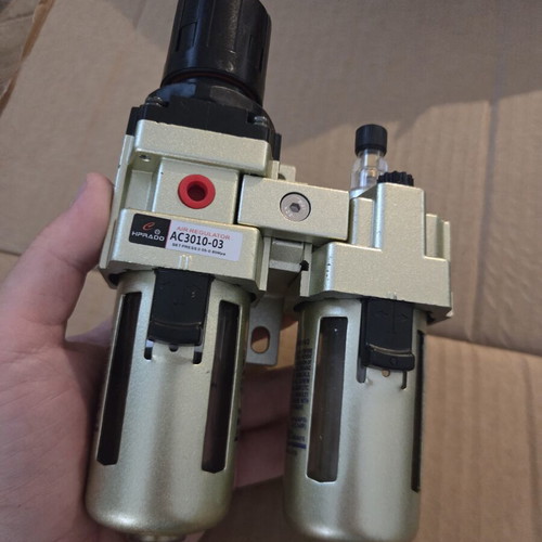 Techno AC3010-03 Air Filter Regulator Lubricator FRL Unit new