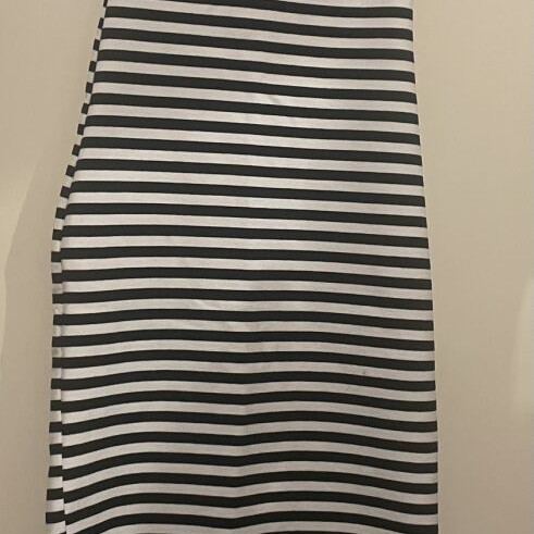 Zara black and white strapless dress size small like new