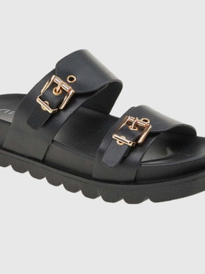 Verde women's slippers, black, size 39