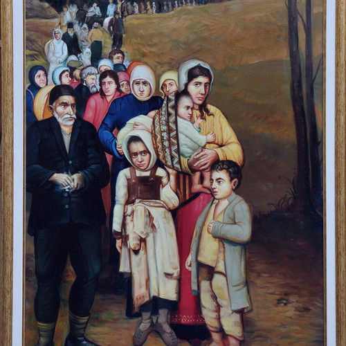 Eradication Oil Painting by Dorotheos Antoniadis made to order