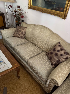 Sofa and two large armchairs used