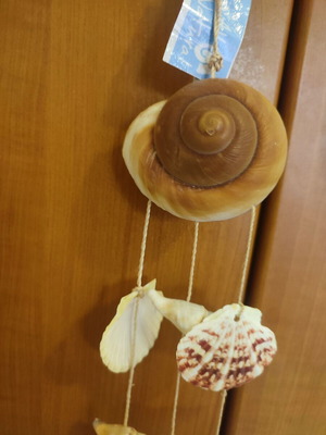 Summer wind chime with seashells new