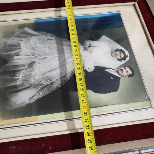 Vintage photo frames pack of 4, like new, 1950s-60s