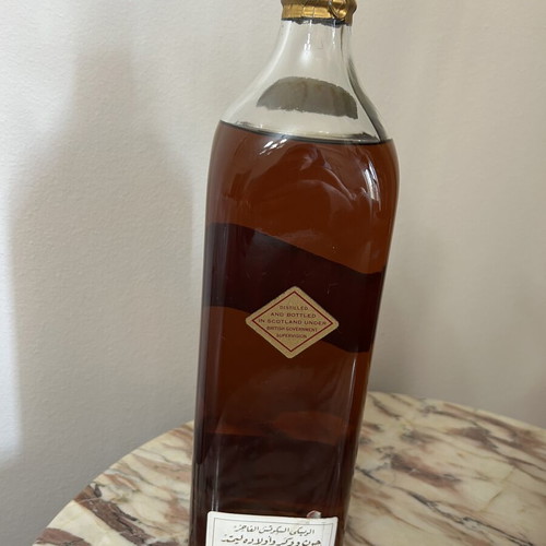 Johnnie Walker Red Label Old Scotch Whisky vintage sealed bottle