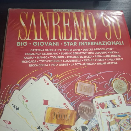 Sanremo '90 vinyl record, original