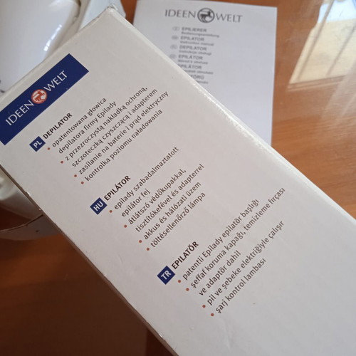 Epilator new, unused in original packaging