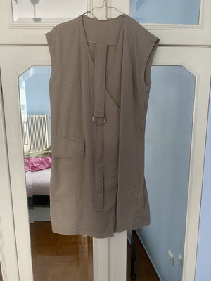 Oysho cargo dress used, wrap style with belt, size M