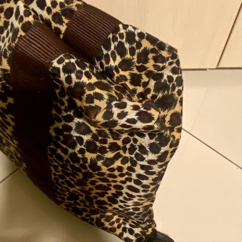 Marilù shoulder bag like new, waterproof leopard print brown