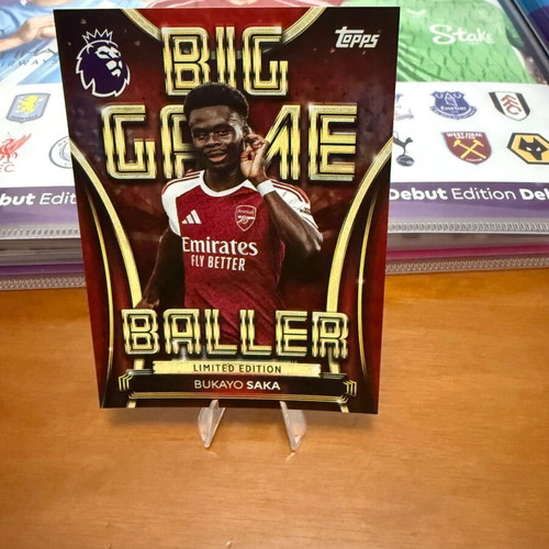 Topps Premier League 2026 Lot 3 Big Game Baller Limited Edition Cards new