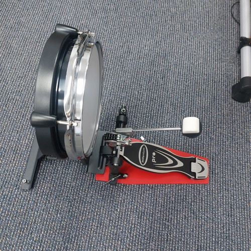 Millenium PD-122 Pro Bass Drum Pedal and MPS-850 Mesh Head Kick Pad with 16" Turkey Crash
