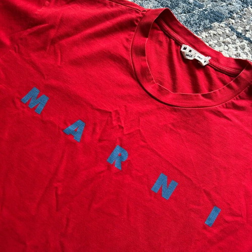 Marni short-sleeve shirt used, red, size M