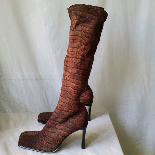 Bournazos vintage 90s y2k deadstock turtle print sock boots