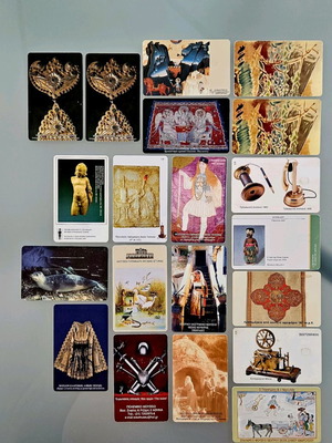 Phone cards themed Greek museums like new, pack of 20