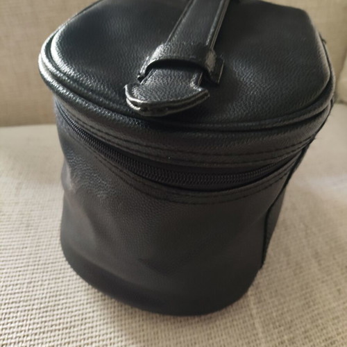 Pierre Balmain vegan leather vanity case like new, black