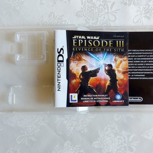 Nintendo DS Star Wars Episode 3 Revenge of the Sith manual and case like new