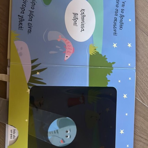 Goodnight Frog Children's Book with Magic Flashlight, like new