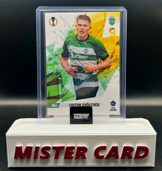 Topps Total Football 23/24 VICTOR GYÖKERES RC(FIRST RC CARDS) P#479 Sporting