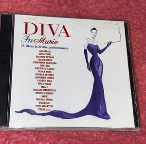 ANNA VISSI/ CELINE DION / AGUILERA / DIANA ROSS/ JLO / BRITNEY / DIVA in MUSIC σπάνιο διπλό CD!!