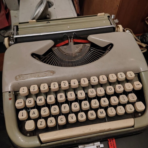 Typewriter used, vintage decor item