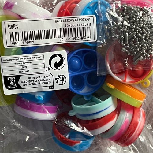 Pop It Fidget set 24 pieces colorful stress relief toys new