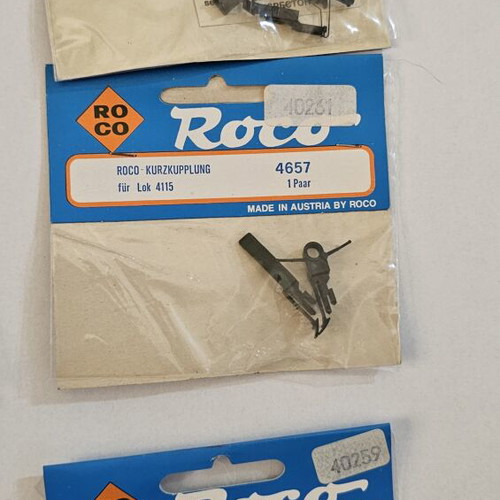 Roco HO Lot of 9 Authentic Spare Parts and Couplers like new