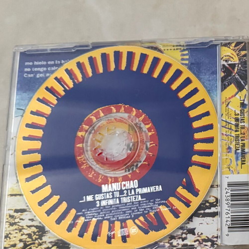 Manu Chao Me Gustas Tu / La Primavera CD Single Limited Edition like new