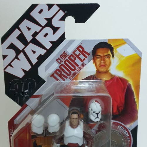 Star Wars Clone Trooper Training Fatigues figure Hasbro 2007
