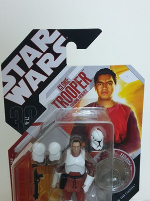Star Wars Clone Trooper Training Fatigues figure Hasbro 2007