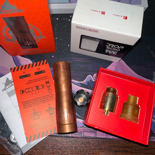 Vape Mech Mod Bundle Hellvape Trishul V2 -  60,00 - Vendora.cy