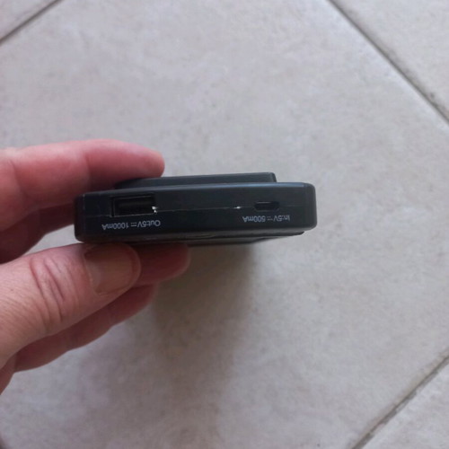 Solar charger power bank used