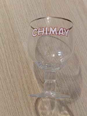 Chimay beer glass, new