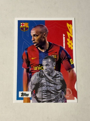 Henry Barcelona Topps card like new