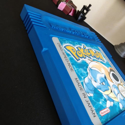 Pokemon Blue Nintendo Game Boy 3D printed wall art like new