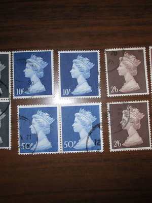 Σετ 10 μεταχειρισμένα γραμματόσημα Μ. Βρετανίας 1969