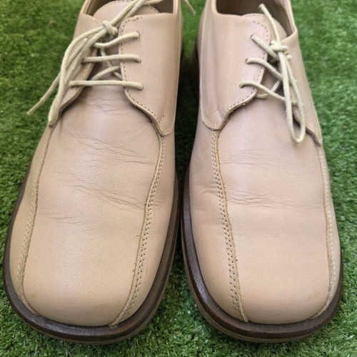 Gianna Kazakou Mocassino like new, men's leather shoes size 42 beige