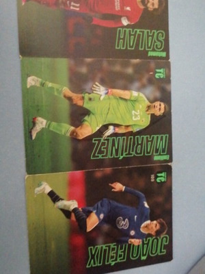 Top Class cards Salah Martinez and Felix like new
