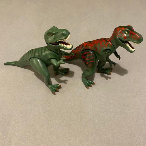 Playmobil dinosaurs used