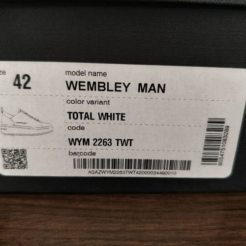 Alexander Smith Wembley Man sneakers like new, size 42, white