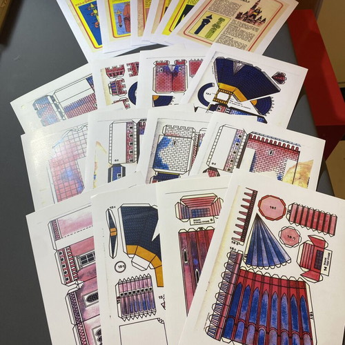 Cinderella Castle papercraft from Megalo Miky issues 153-158, new