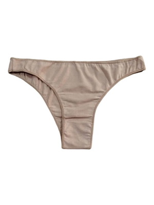 Women's slip 3 pieces Medium, Brazil style, gray and beige