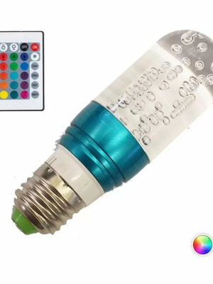 Smart λάμπα LED RGB E27 3W με τηλεχειρισμό καινούργια
