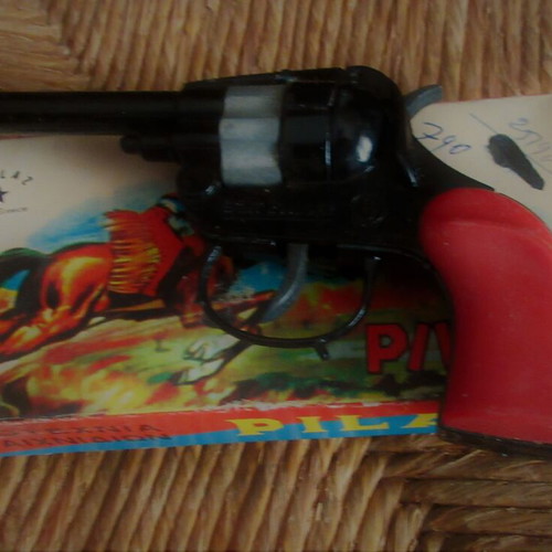 Western Pilaz Metal Toy Gun 60s like new