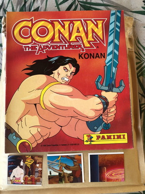 Conan (panini) 1994 album like new with stickers