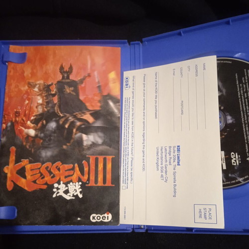 Kessen 3 PS2 complete used