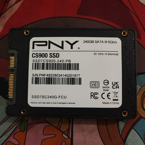 PNY CS900 240GB SATA III SSD for laptop or desktop