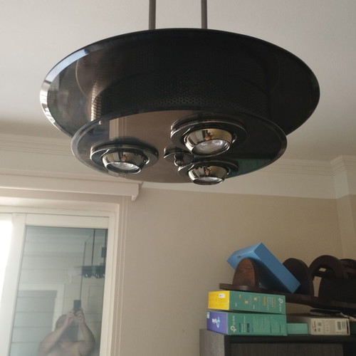 Wall light like new, height 57 cm, diameter 42 cm