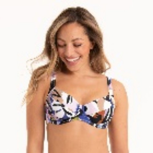 Bikini top Anita multicolor XL 42 14 new with underwire and padded cups