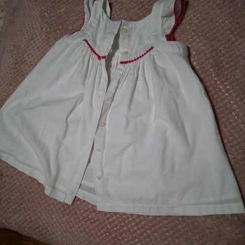 Dpam children's dress like new, cotton embroidered, 92 cm