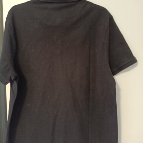 Guess Los Angeles men's polo shirt black with grey details, like new, size L