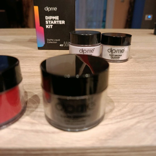 Dipme Dip Powder Manicure Kit like New with 5 Colors